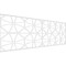 Ekena Millwork Set of Four Panels for 94 1/2"W x 32 1/4"H Haswell Fretwork Wainscot Wall Paneling WPKP16X01X47HWL - alternate 1